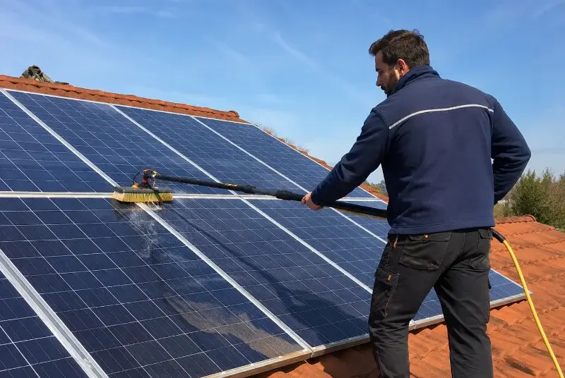 Nettoyage et entretien de panneaux solaires à Montauriol